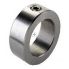 Zinc Plated Steel Solid Collar 12mm bore x 22mm O.D.