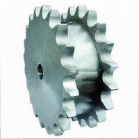 06B-1 15 tooth B.S. Double Simplex Sprocket