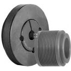 63mm 16 groove J Section Pilot Bore Poly-V Pulley
