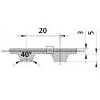 T20 Standard Breco® Open Length Timing Belt