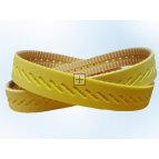 50T10/920 x 3.0mm Yellow PUR Backing Slotted LH