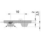 T10 Standard Breco® Open Length Timing Belt