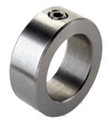 Zinc Plated Steel Solid Collar 0.25" bore x 0.5" O.D.